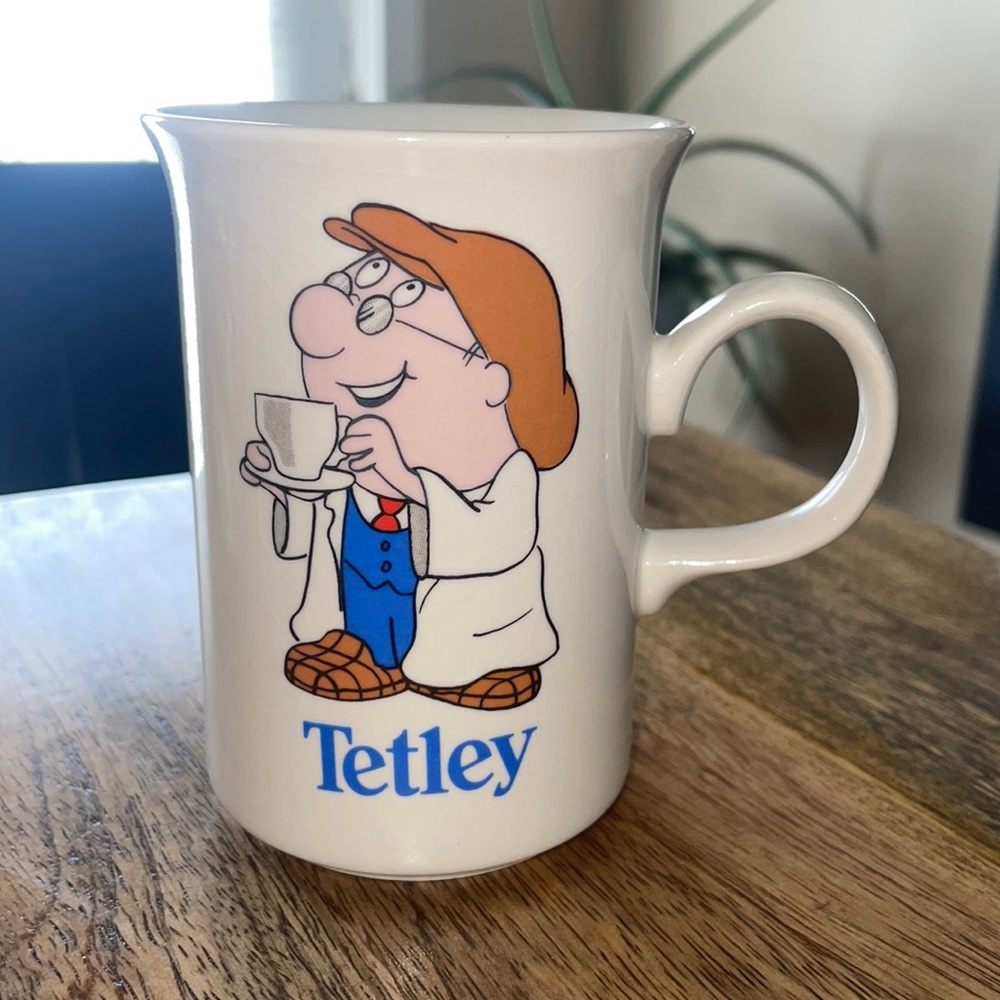 💙vintage Tetley Tea/Coffee cup